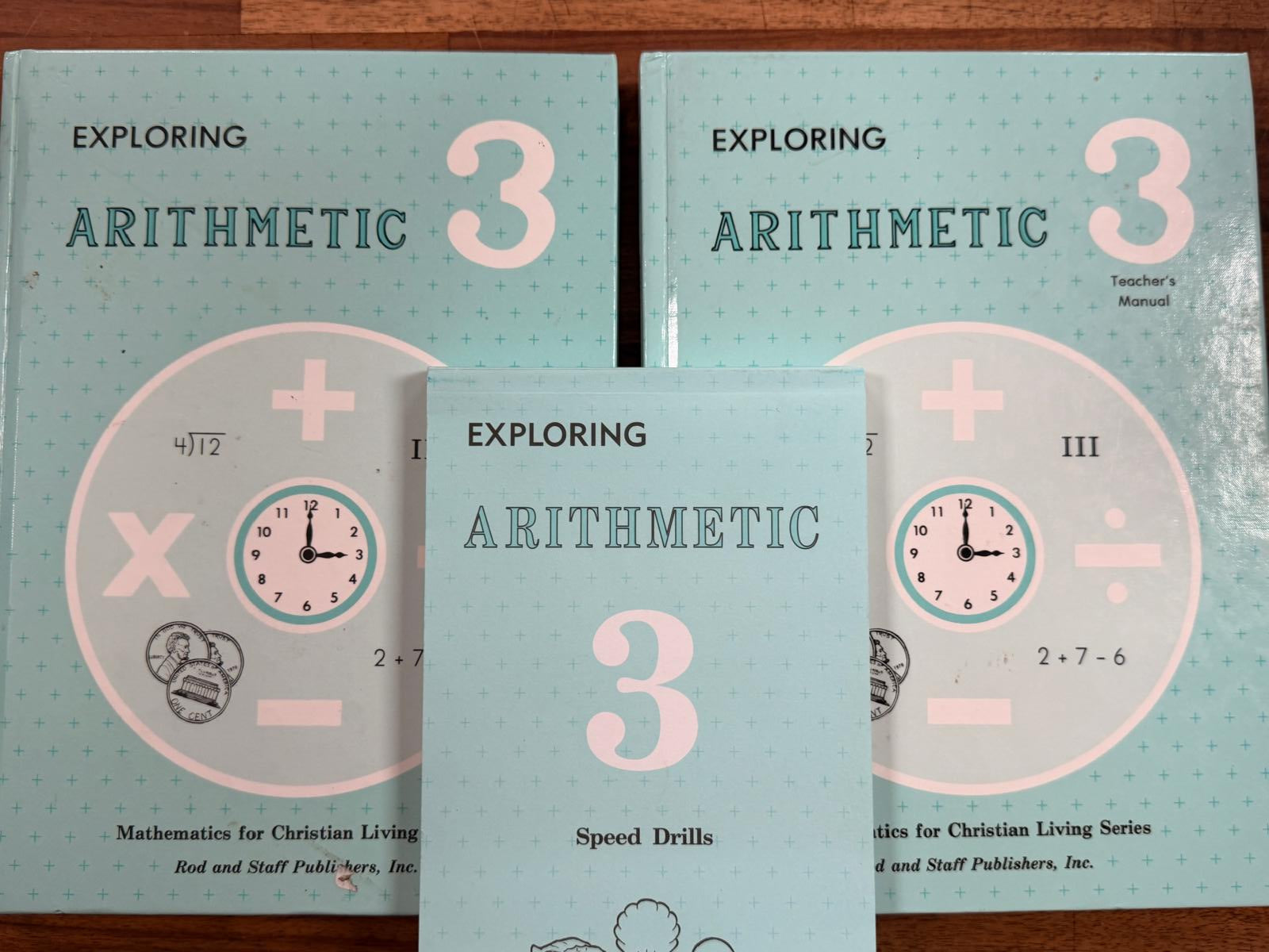 Rod & Staff Exploring Mathematics 3 Curriculum SET of 3