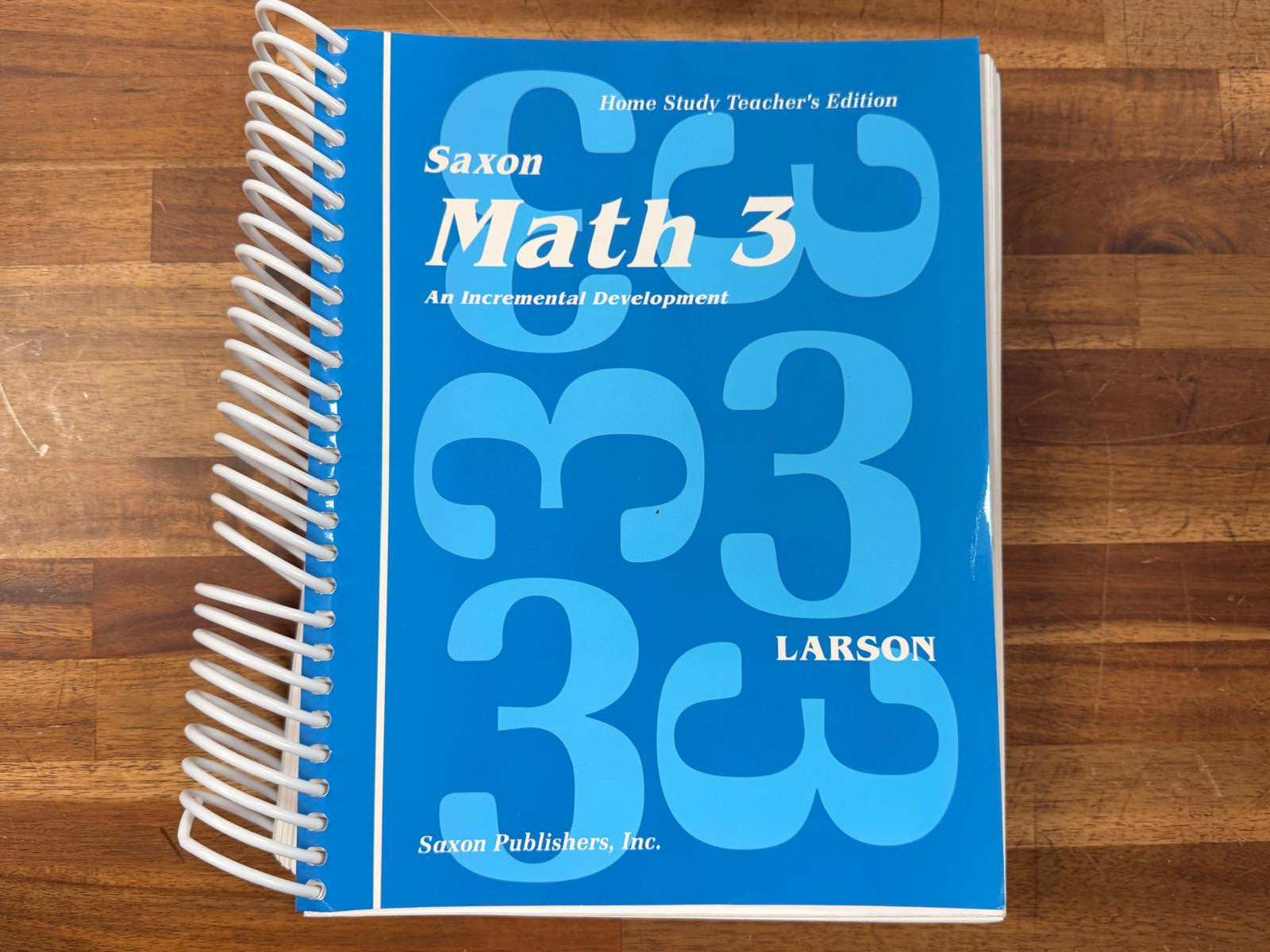 Saxon Math 3 Home Study Teacher's Edition