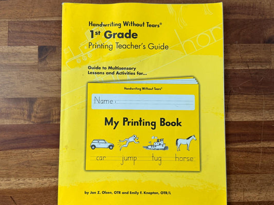 HWOT - My Printing & Teaching Guide - Grade 1