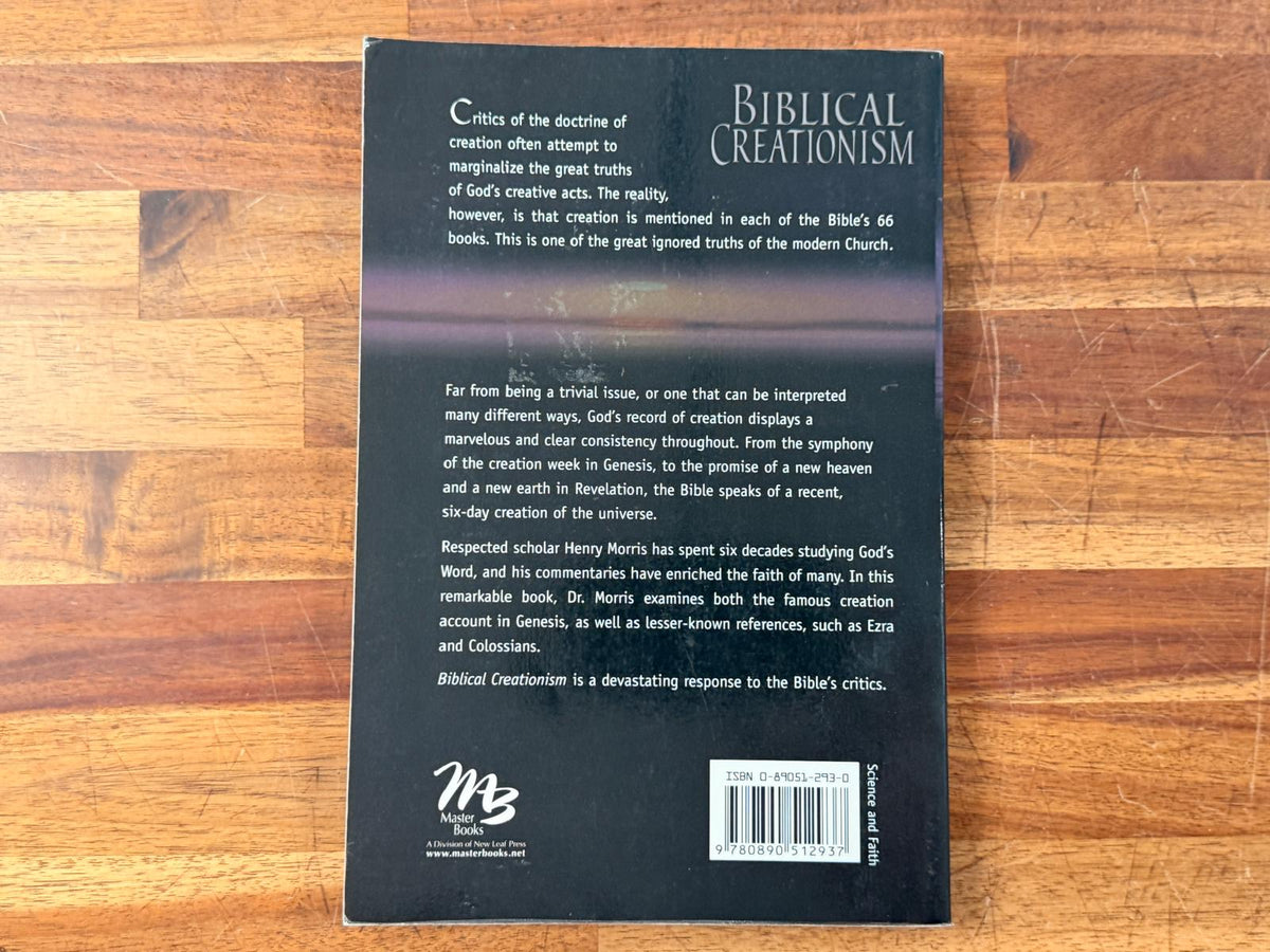 Biblical Creationism - Dr. Henry Morris