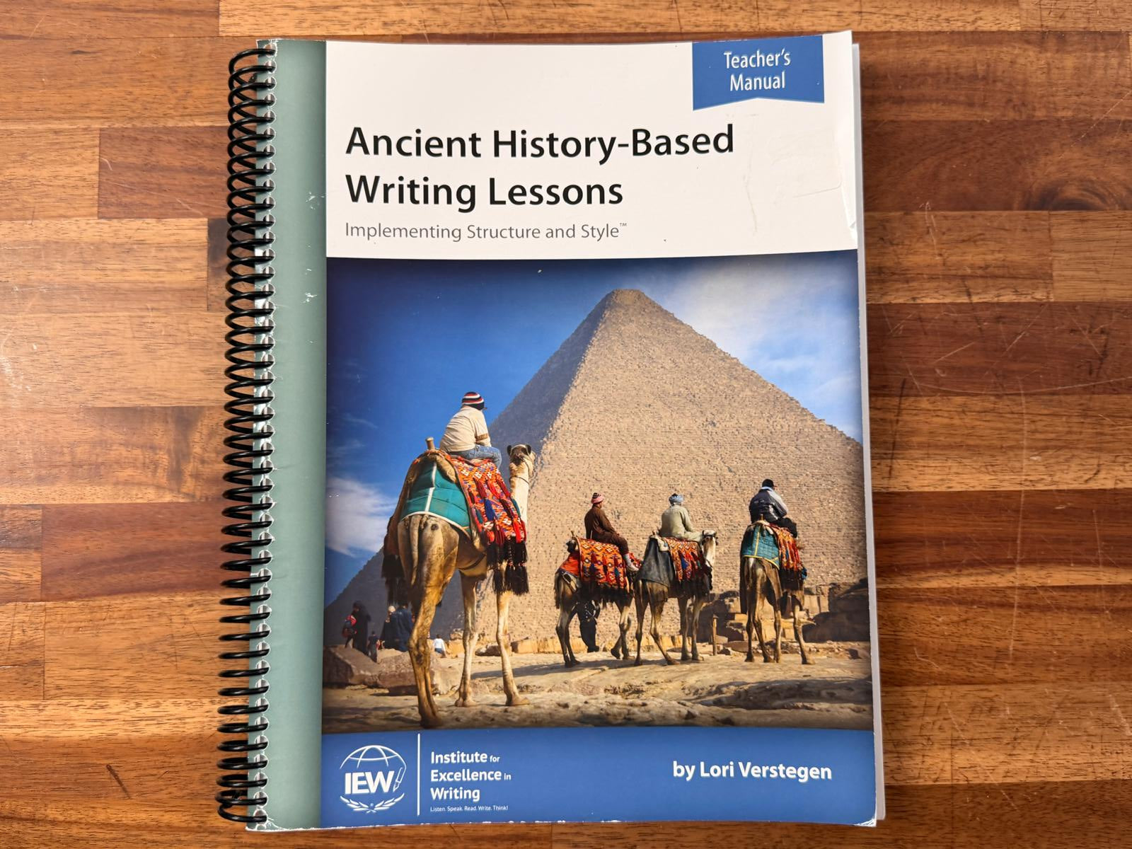 IEW Ancient History-Based Writing Lessons Teacher's Manual