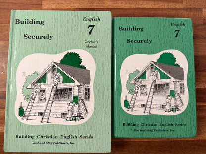Rod & Staff Building Securely English 7 SET - Text & TM