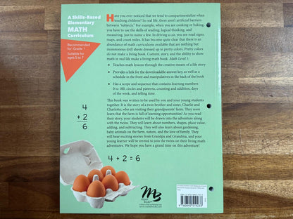 Master Books: Math Lessons for a Living Education: Level 1 (LIKE NEW)