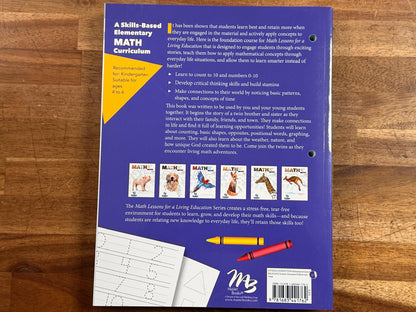 Math Lessons for a Living Education: Level K (LIKE NEW)
