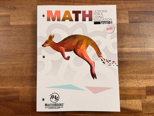 MB Math Lessons for a Living Education Lvl 6 (LIKE NEW)