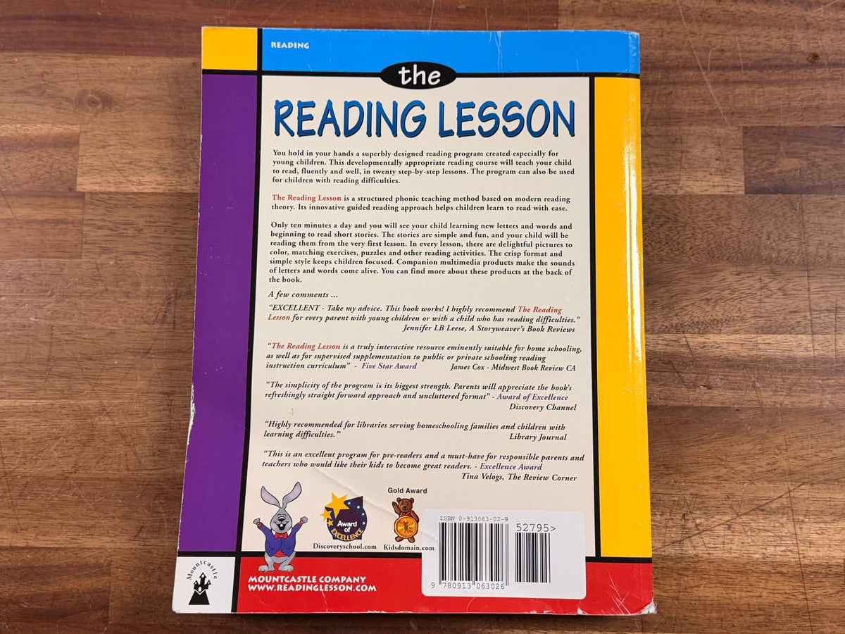 The Reading Lesson - Teach Your Child to Read in 20 Easy Lessons