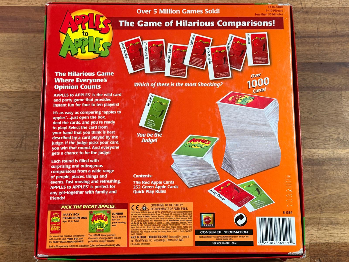 Apples to Apples Party Box
