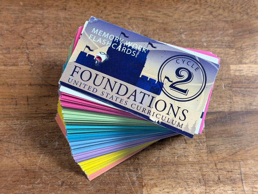 Classical Conversations Memory Work Flashcards - Cycle 2