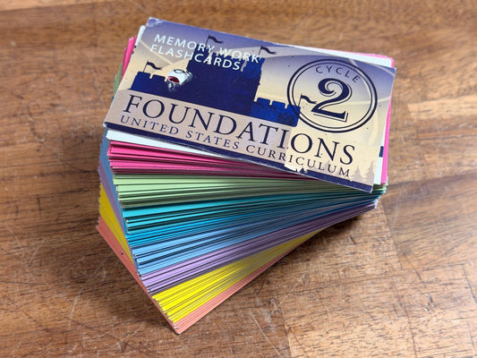 Classical Conversations Memory Work Flashcards - Cycle 2