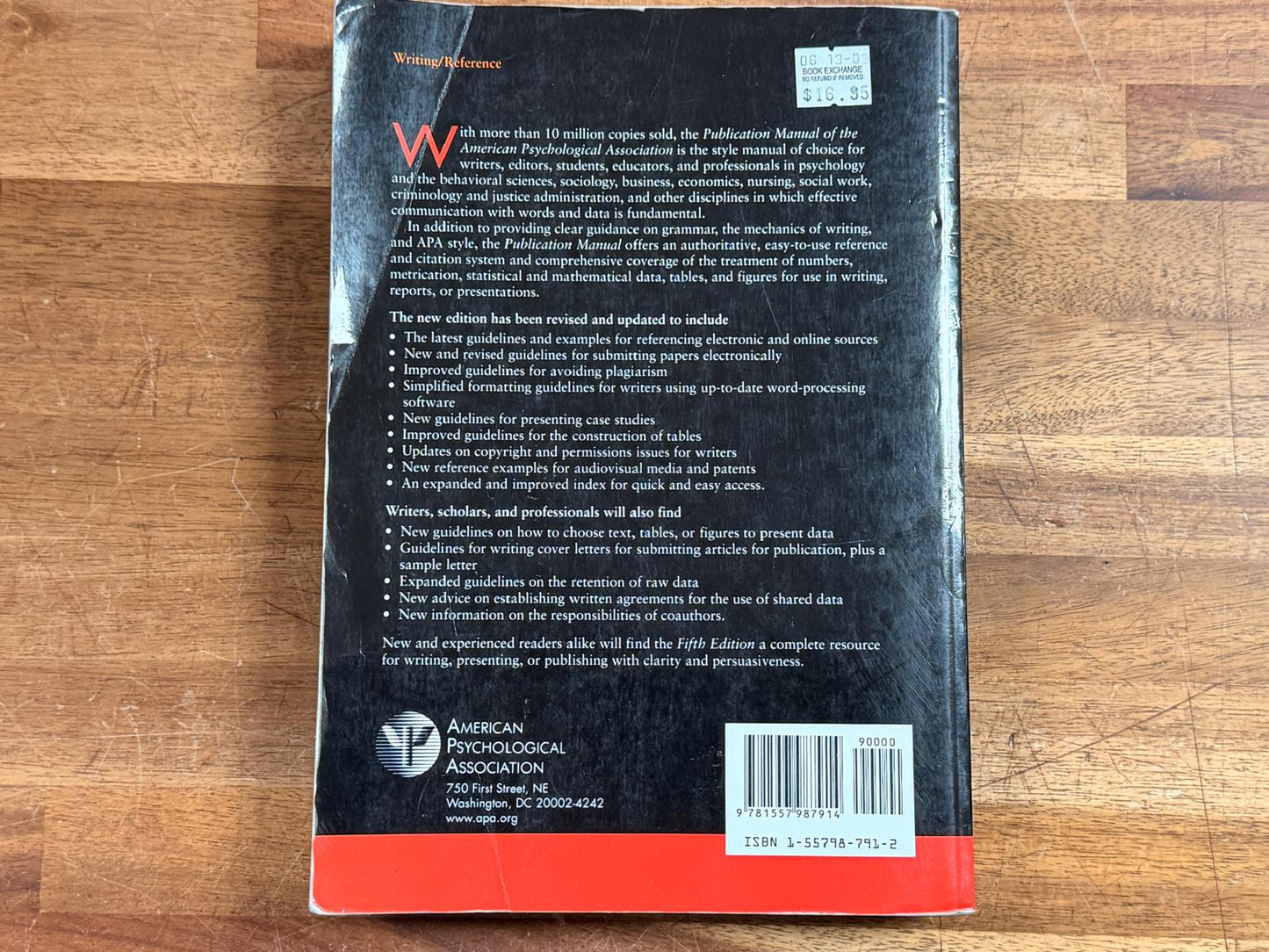 APA Publication Manual (5th Edition)