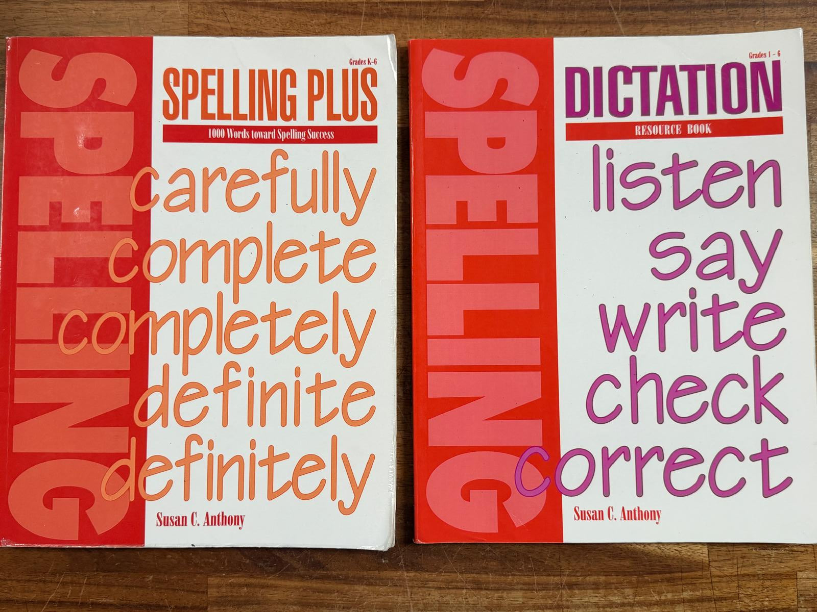 Spelling Plus Workbook & Dictation LOT (Grades K-6)