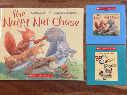 Children's Book Lot & Audio CDs - Guess How Much & More