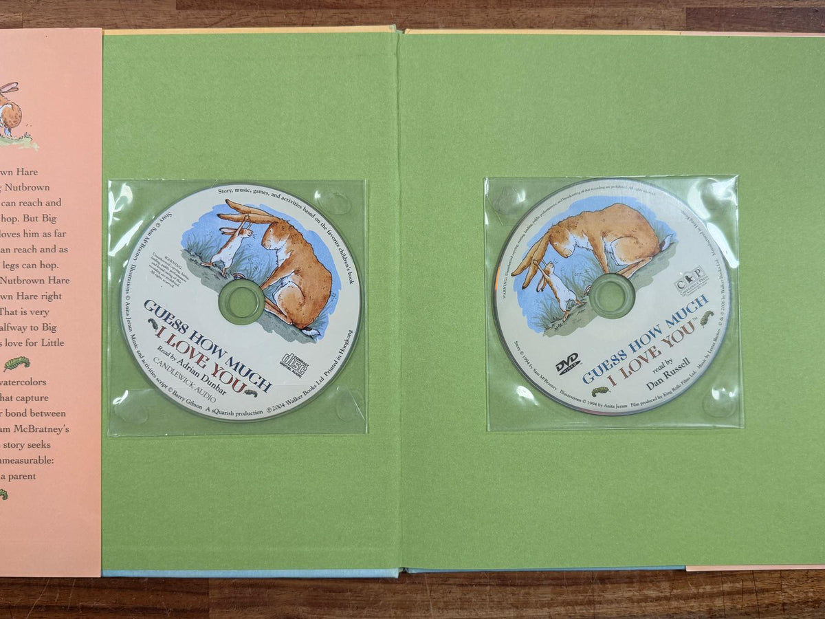 Children's Book Lot & Audio CDs - Guess How Much & More