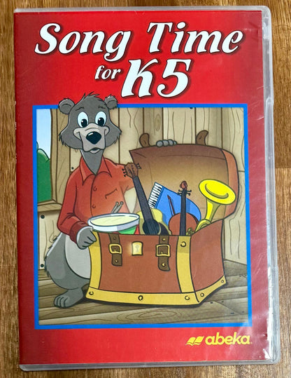Abeka Song Time For K5 CD