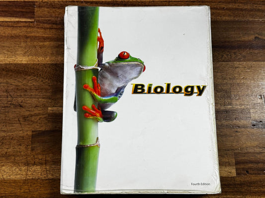 BJU Biology 4th Edition Textbook - ACCEPTABLE