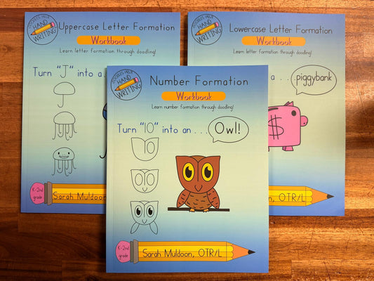 Doodles Help Handwriting SET - Uppercase/Lowercase/Nuber Formation (NEW)