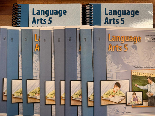CLE Language Arts 5 Teacher's Guide SET: 501-505 and 506-510