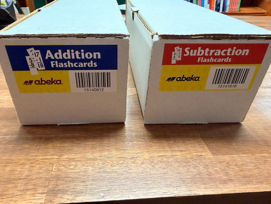 Abeka Addition / Subtraction Flashcards