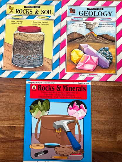 Minerals and Geology Science Bundle-Three Books
