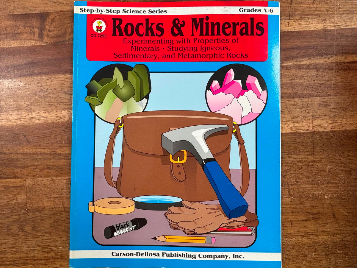 Minerals and Geology Science Bundle-Three Books