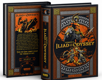 Homer's The Iliad and The Odyssey (Deluxe Hardcover)