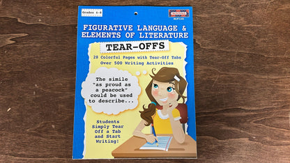 McDonald, Figurative Language and Elements of Literature Tear-Off's, 28 Colorful Pages with Tear-Off Tabs