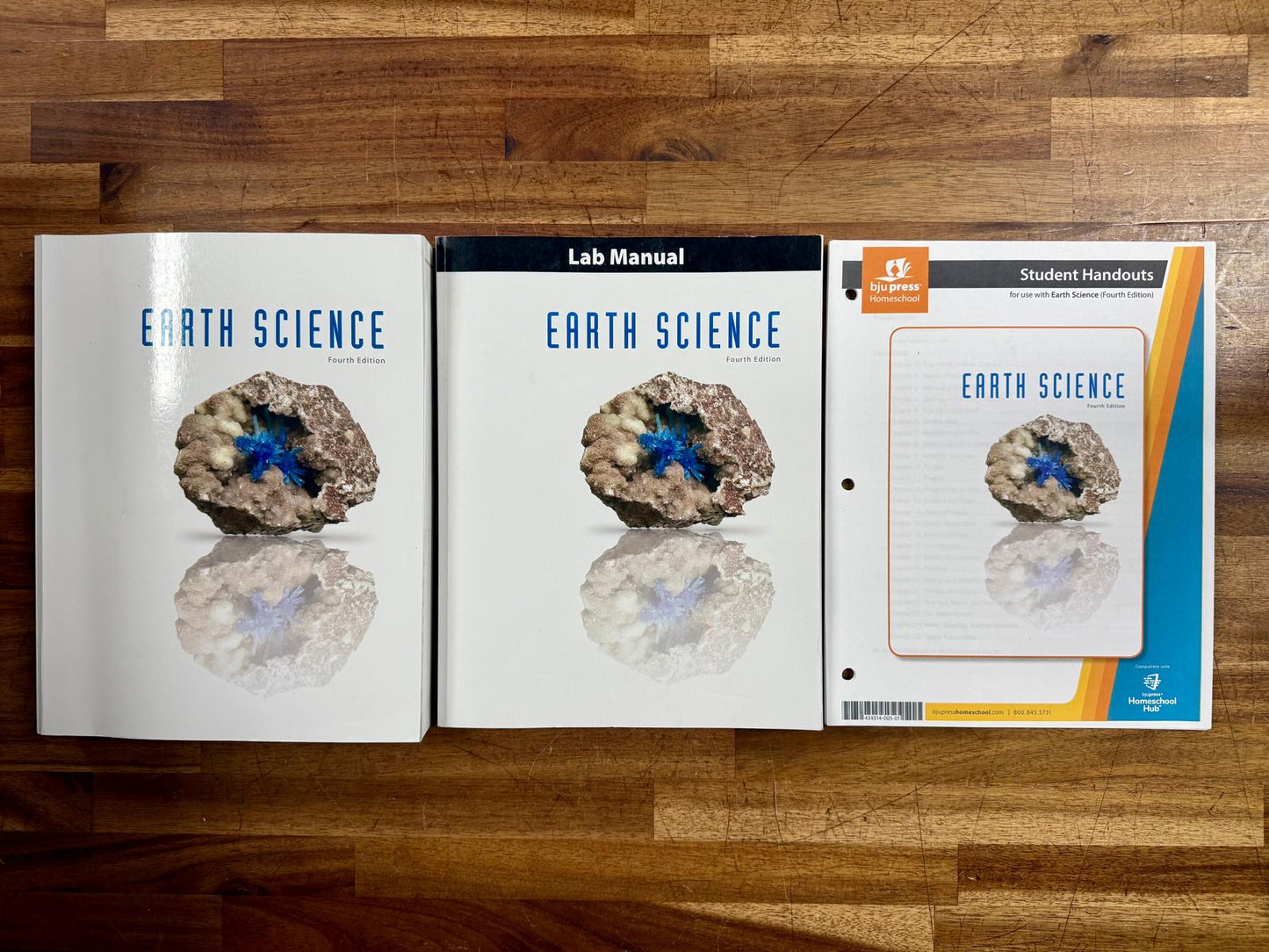 BJU Earth Science 4th Ed Set: Textbook, Lab Manual & Handouts