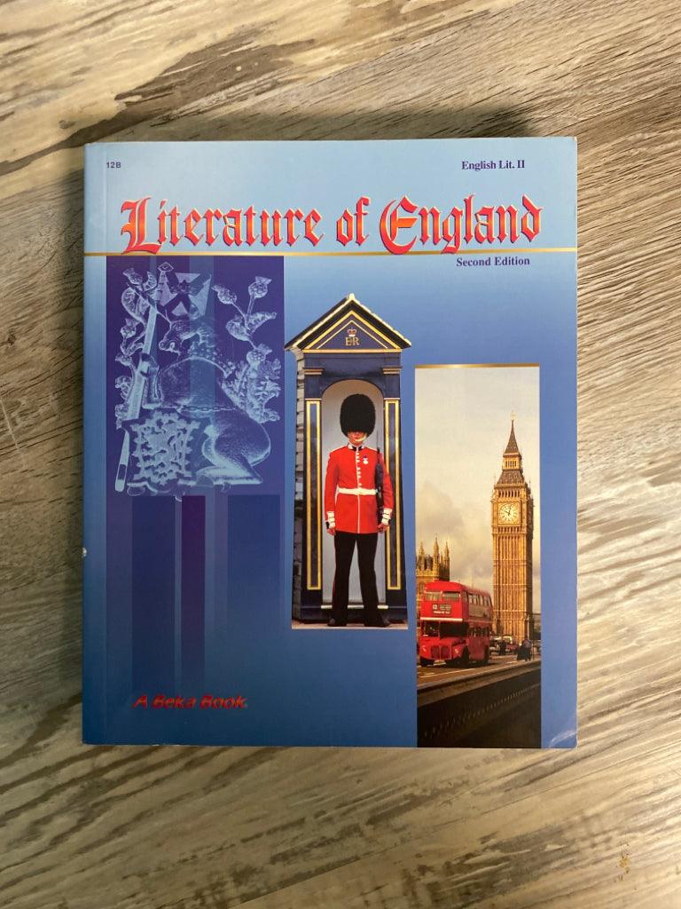 Abeka Literature of England 2nd Ed. Student Text — additional copy