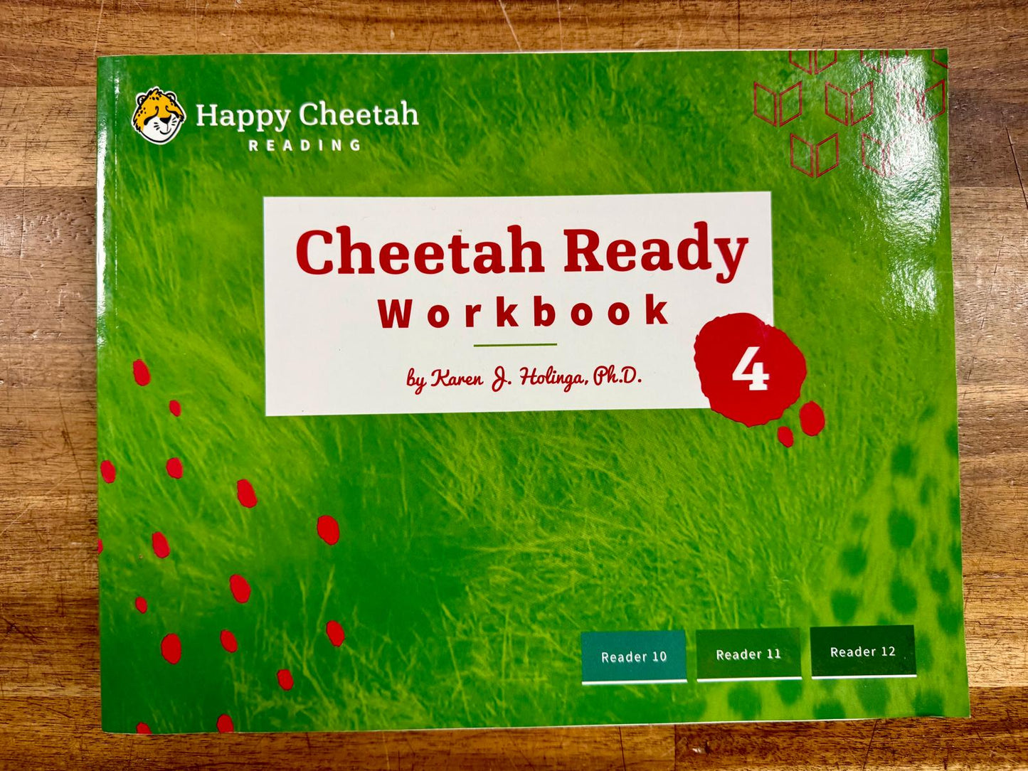 Happy Cheetah Reading: Cheetah Ready Workbook 4