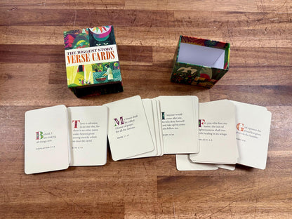 The Biggest Story Verse Cards - Very Good