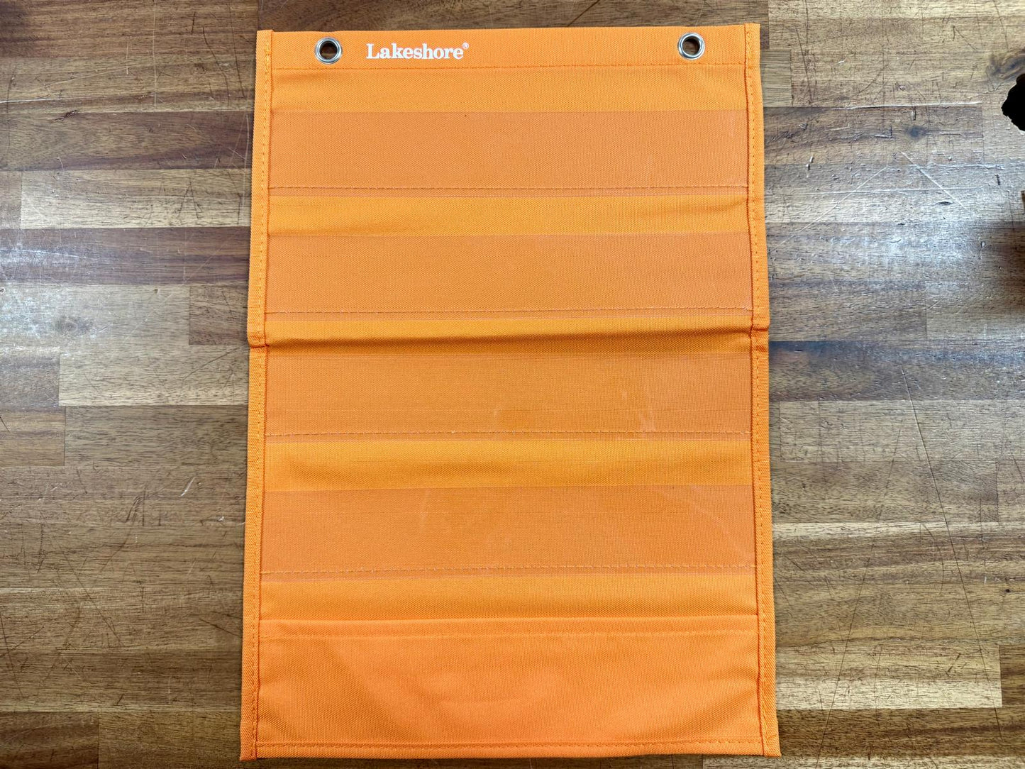 Lakeshore 5-Slot Pocket Charts - Good & Clean - Orange