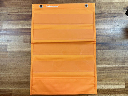 Lakeshore 5-Slot Pocket Charts - Good & Clean - Orange