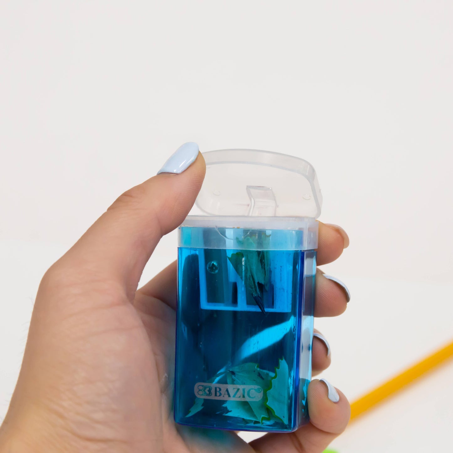 Dual Blades Sharpener w/ Lid & Receptacle