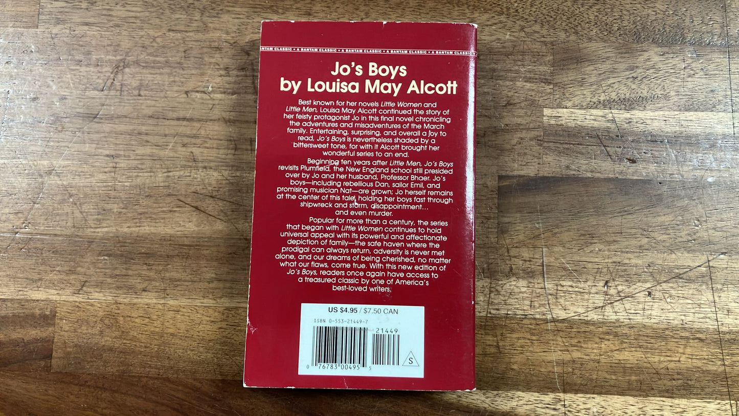 Jo's Boys by Alcott, Louisa May (Bantam Classics) - Softcover
