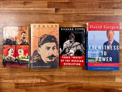 TOG Yr 4 Rhetoric History Book Lot Hitler Stalin Russian Revolution Gergen