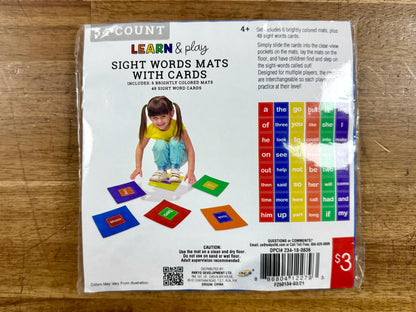 Learn & Play Sight Words Mats with Cards (NEW)