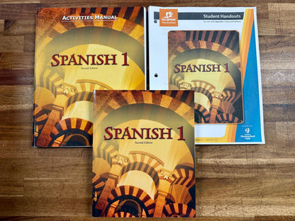 BJU Spanish 1 Second Ed Set: Text, Activities & Handouts