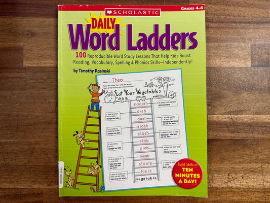 Daily Word Ladders: Grades 4-6: 100 Reproducible... - Clean