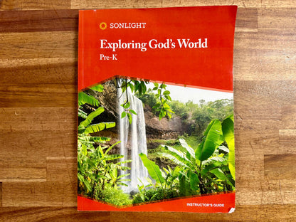 Sonlight Exploring God‘s Word Pre-K Instructors Guide