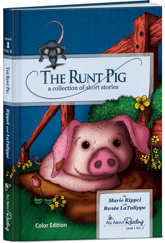 All About Reading Level 1 Volume 2 Reader The Runt Pig - Condition LIKE NEW