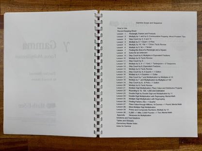 Math-U-See Gamma Teacher Manual & DVD Set 2004 Ed - Good