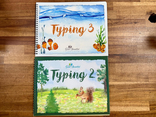 The Good & the Beautiful Typing 1, 2 &3 - Good & Clean