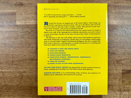 The Kid's Guide to Research - Deborah Heiligman, Good