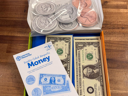 Learning Resources Double-Sided Magnetic Money