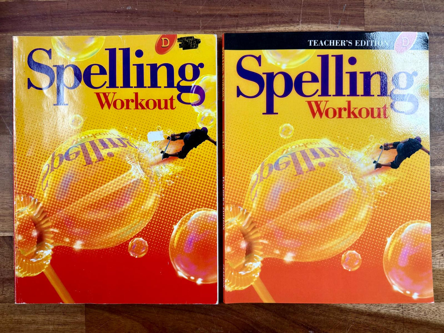 Spelling Workout Level D SET Pupil Workbook & Teacher Ed
