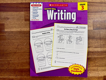 Scholastic Success With Writing: Grade 3 Workbook - VG