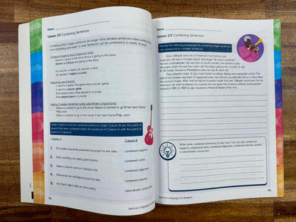 Spectrum Grade 6 Language Arts Workbook - Very Good