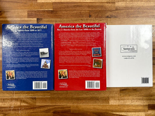 Notgrass America the Beautiful Textbooks & Answer Key 2011 Ed