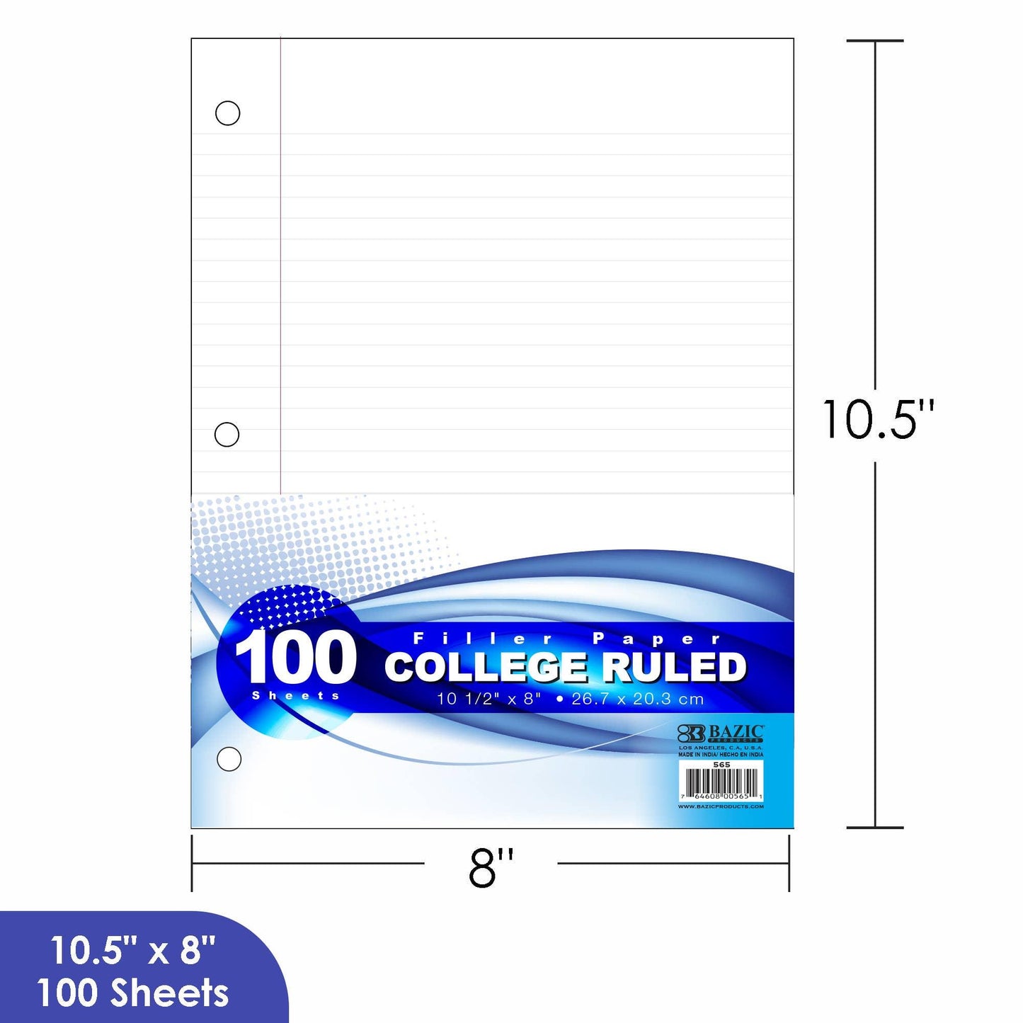 Filler Paper C/R 100 Ct.