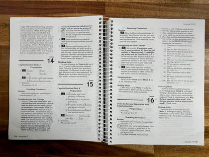 Abeka Language Arts 3 Set: Lesson Plans & Reading Answer Key